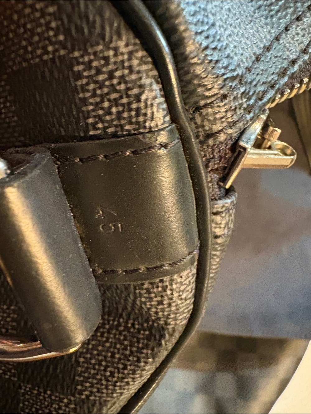 Authentic Louis Vuitton Black / Gray Travel Duffle Bag - Picture 14 of 15